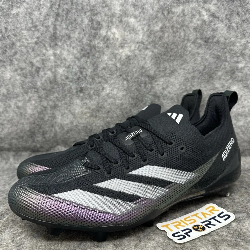 Adidas Adizero Electric + Football Cleats Mens Size 13 Black White IE3285
